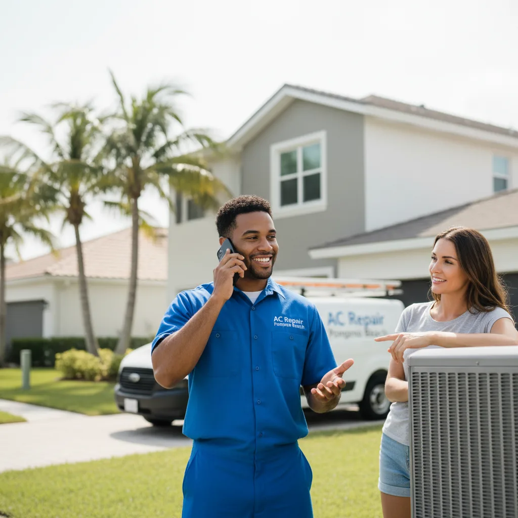 AC Repair Pompano Beach customer support in Mart